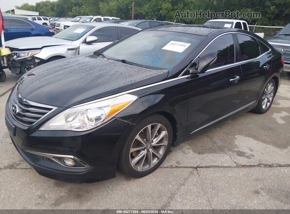 KMHFG4JGXGA521591 2016 HYUNDAI AZERA Black Front left