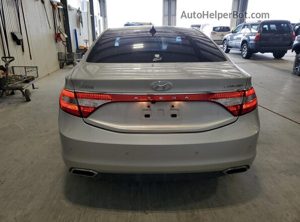 KMHFH4JG2GA550354 2016 HYUNDAI AZERA Silver Rear view