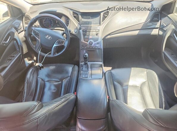 KMHFH4JG4HA588315 2017 HYUNDAI AZERA White წინა პანელის ხედი