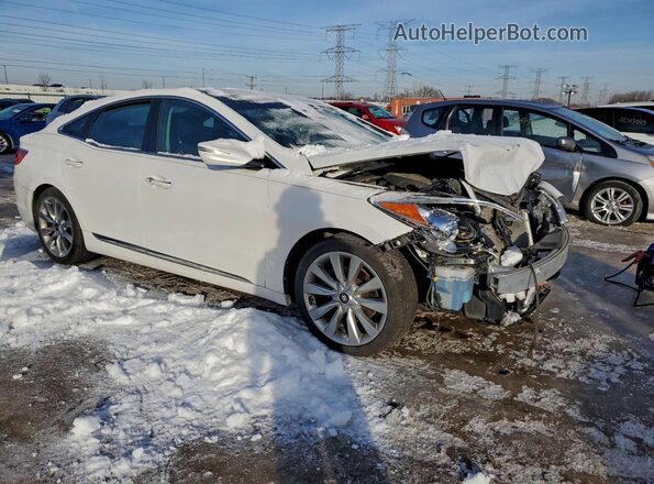 KMHFH4JG6HA586016 2017 HYUNDAI AZERA White წინა მარჯვენა