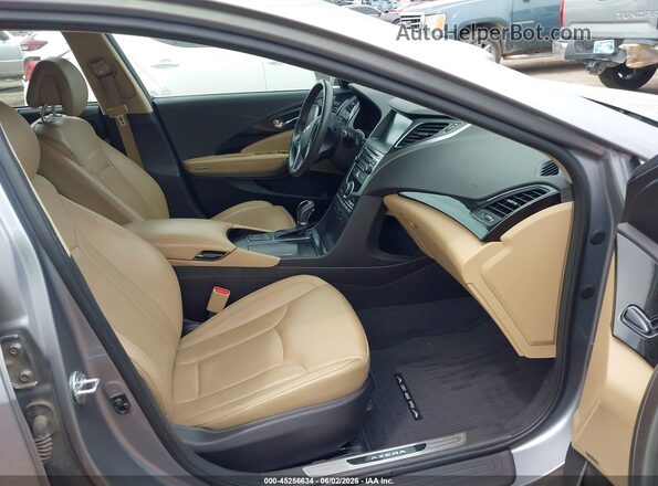 KMHFH4JG9GA569726 2016 HYUNDAI AZERA Silver წინა სალონის ხედი