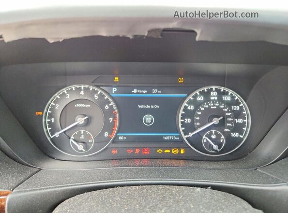 KMHG34JA1HU022383 2017 GENESIS G90 Gray 