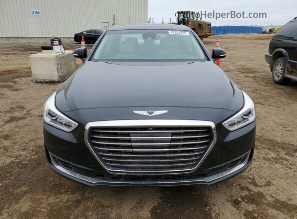 KMHG34JA2HU025275 2017 GENESIS G90 Black Widok z przodu
