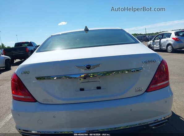 KMHG54JH3JU045161 2018 GENESIS G90 White 