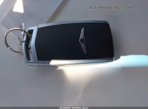 KMHG54JH3JU045161 2018 GENESIS G90 White Առջևի վահանակի տեսք