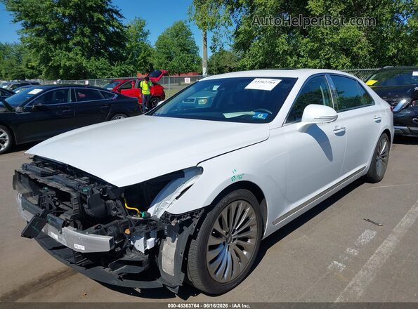 KMHG54JH3JU045161 2018 GENESIS G90 White 