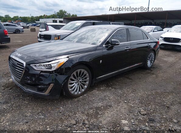 KMHG54JH5HU032275 2017 GENESIS G90 Black Przód lewy