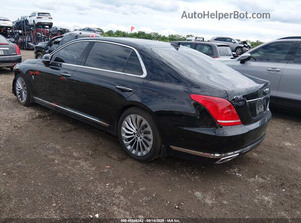 KMHG54JH5HU032275 2017 GENESIS G90 Black Tył lewy