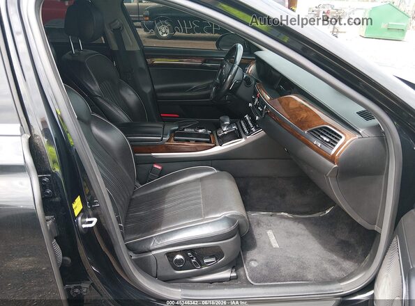 KMHG54JH5HU032275 2017 GENESIS G90 Black Widok wnętrza z przodu