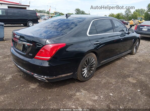 KMHG54JH5HU032275 2017 GENESIS G90 Black Tył prawy