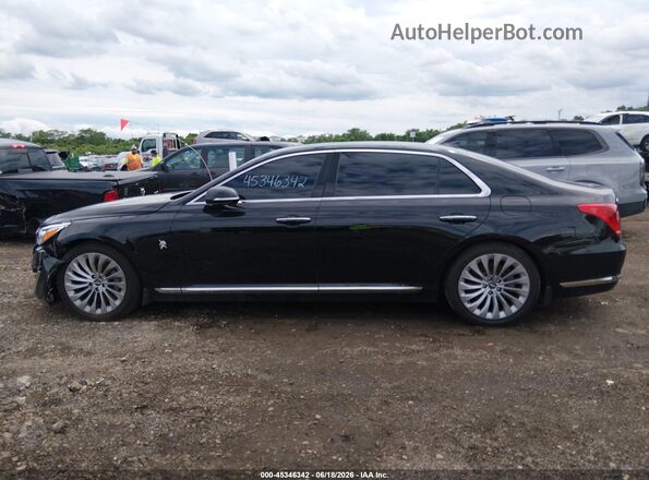 KMHG54JH5HU032275 2017 GENESIS G90 Black Widok wnętrza 360 stopni
