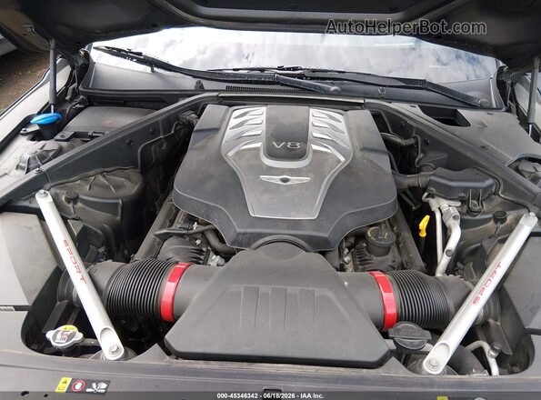 KMHG54JH5HU032275 2017 GENESIS G90 Black Widok z tyłu