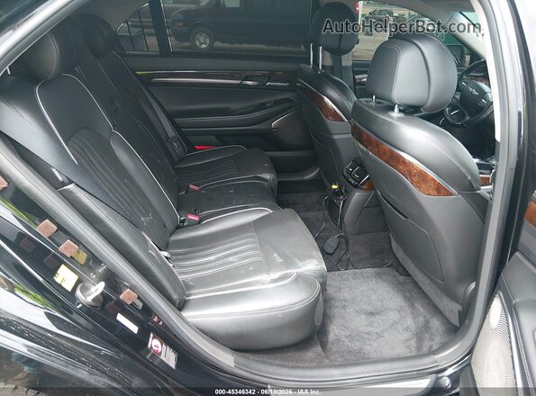 KMHG54JH5HU032275 2017 GENESIS G90 Black Widok naklejki z numerem VIN