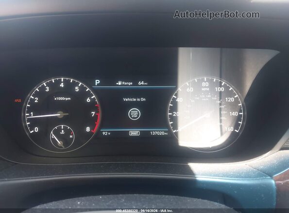 KMHG54JH6JU047017 2018 GENESIS G90 Черный Вид задних сидений