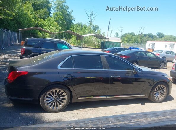 KMHG54JH6JU047017 2018 GENESIS G90 Черный Вид задней части салона