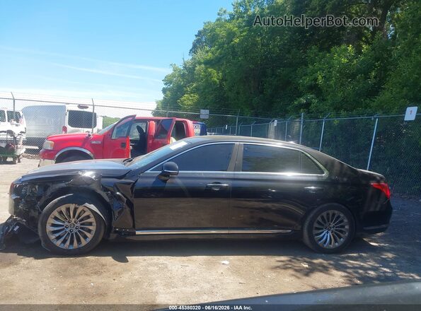 KMHG54JH6JU047017 2018 GENESIS G90 Черный Панорамный вид салона 360°