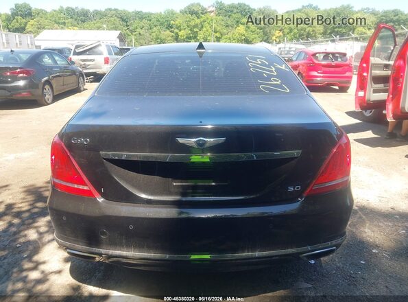 KMHG54JH6JU047017 2018 GENESIS G90 Черный 