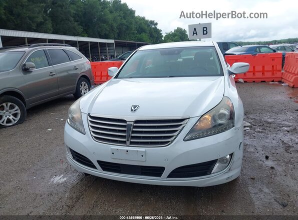 KMHGH4JH2GU101414 2016 HYUNDAI EQUUS White Սարքավորումների վահանակի տեսք