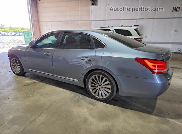 KMHGH4JH6GU100993 2016 HYUNDAI EQUUS Teal Հետևի ձախ