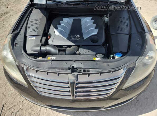 KMHGH4JH8GU104785 2016 HYUNDAI EQUUS Brown Vista interior trasera