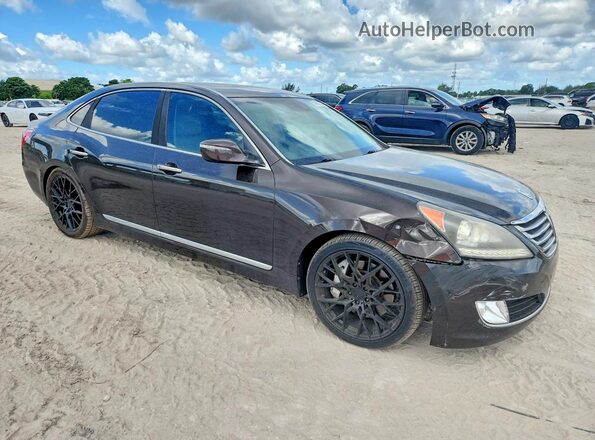 KMHGH4JH8GU104785 2016 HYUNDAI EQUUS Brown Delantero derecho