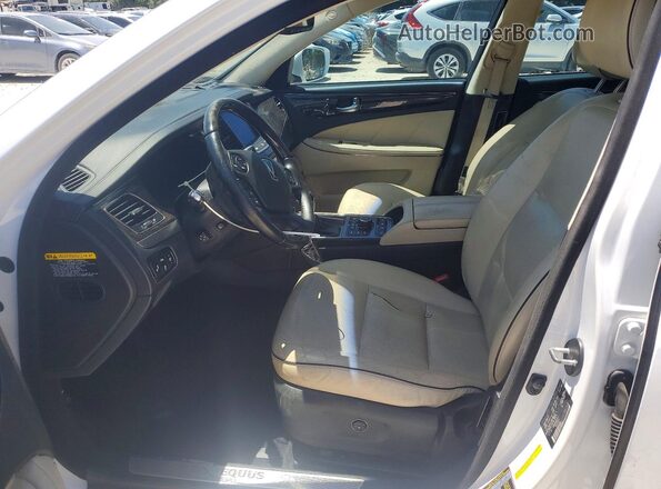 KMHGH4JH8GU106178 2016 HYUNDAI EQUUS White 