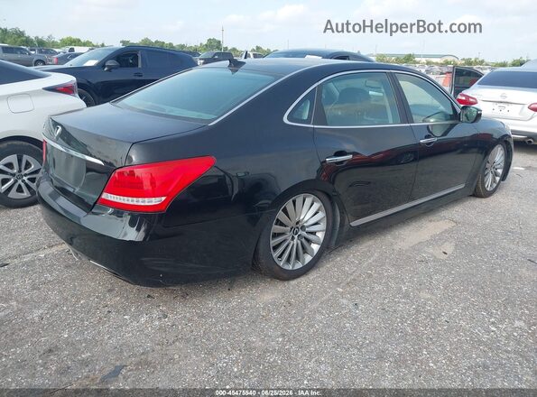 KMHGH4JHXGU102407 2016 HYUNDAI EQUUS Black Trasero derecho