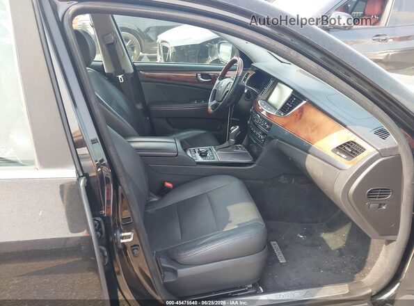 KMHGH4JHXGU102407 2016 HYUNDAI EQUUS Black Vista interior delantera