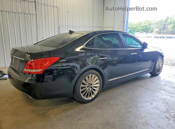KMHGH4JHXGU102729 2016 HYUNDAI EQUUS Black Rear right