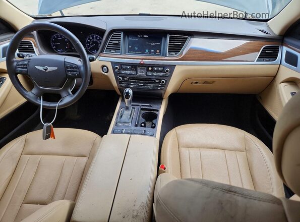 KMHGN4JE1HU176802 2017 GENESIS G80 Black Vista del salpicadero