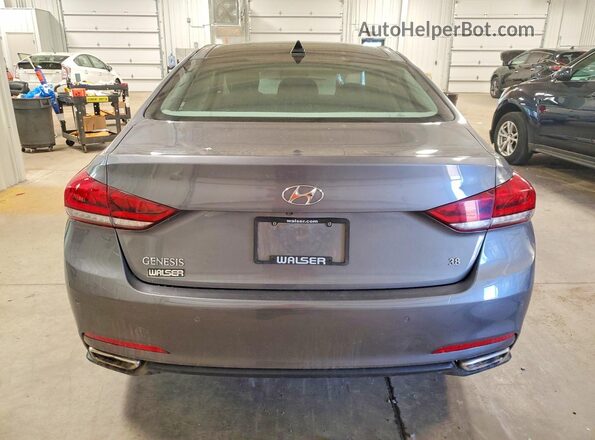 KMHGN4JE2GU112993 2016 HYUNDAI GENESIS Gray 