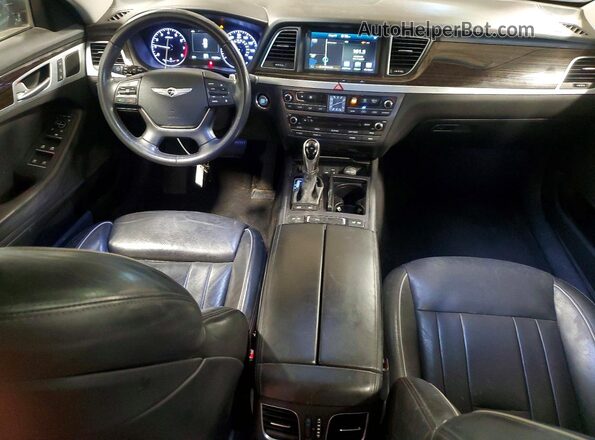 KMHGN4JE2GU112993 2016 HYUNDAI GENESIS Gray 