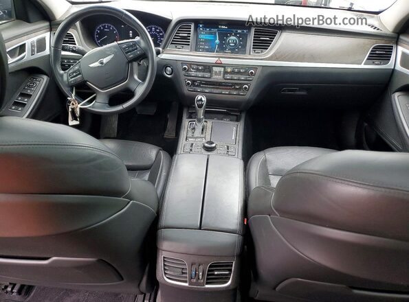 KMHGN4JE2GU135612 2016 HYUNDAI GENESIS Gray Vista del salpicadero