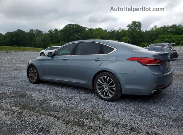 KMHGN4JE2GU135612 2016 HYUNDAI GENESIS Gray Trasero izquierdo