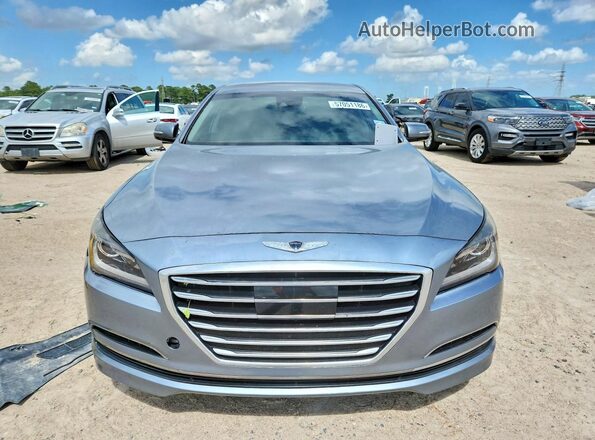 KMHGN4JE3HU170841 2017 GENESIS G80 Silver Вид спереду