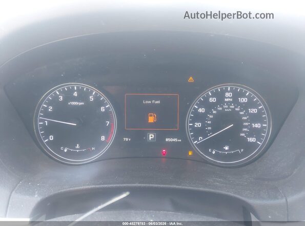 KMHGN4JE5HU178228 2017 GENESIS G80 Gray Հետևի նստատեղերի տեսք