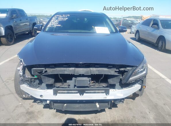 KMHGN4JE5HU178228 2017 GENESIS G80 Gray Սարքավորումների վահանակի տեսք