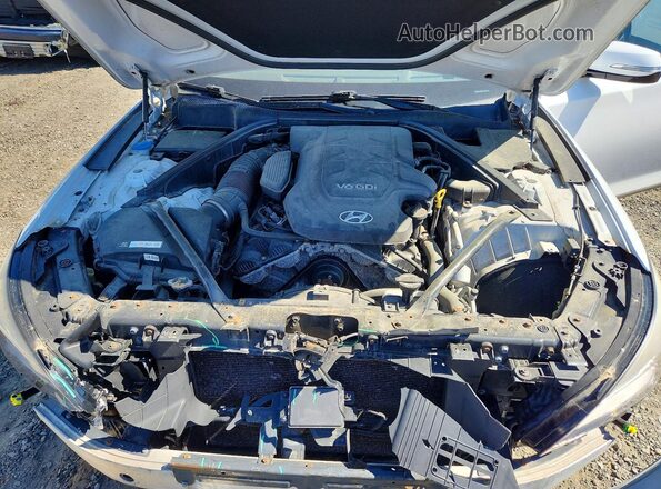 KMHGN4JEXGU113812 2016 HYUNDAI GENESIS White Սալոնի հետևի տեսք