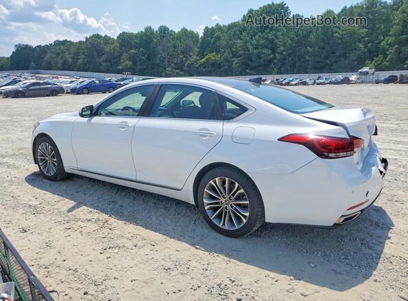 KMHGN4JEXHU176281 2017 GENESIS G80 White Trasero izquierdo