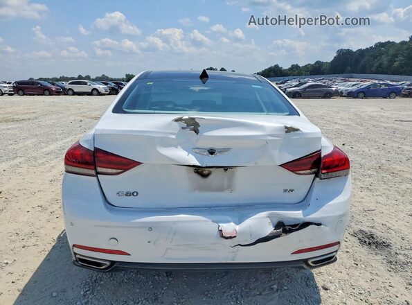 KMHGN4JEXHU176281 2017 GENESIS G80 White Vista trasera