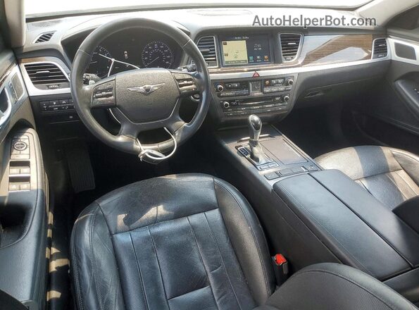 KMHGN4JEXHU176281 2017 GENESIS G80 White Vista del salpicadero
