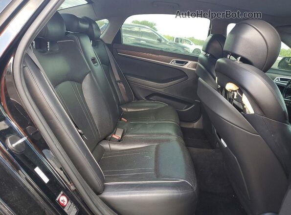 KMHGN4JF0JU229388 2018 GENESIS G80 Черный Вид задних сидений