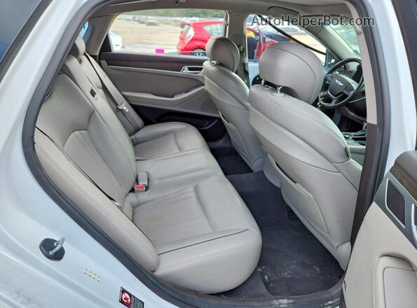 KMHGN4JF5HU173393 2017 GENESIS G80 White VIN sticker view