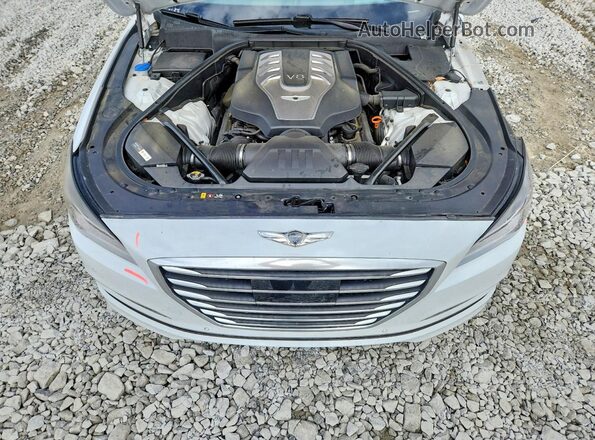 KMHGN4JF5HU173393 2017 GENESIS G80 White 360 interior view