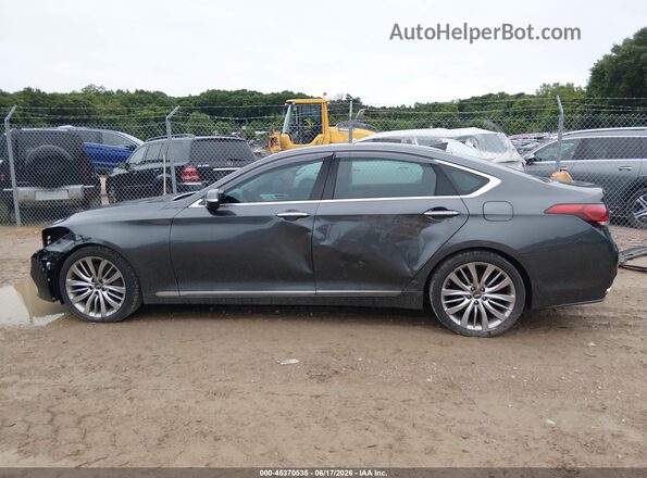 KMHGN4JF7JU248097 2018 GENESIS G80 Серый Панорамный вид салона 360°