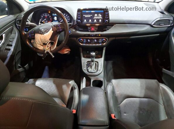 KMHH35LE0KU116594 2019 HYUNDAI ELANTRA Gray Dashboard view