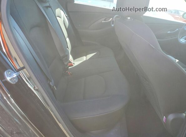 KMHH35LE2JU010047 2018 HYUNDAI ELANTRA Black Հետևի նստատեղերի տեսք