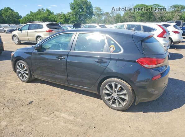 KMHH35LE2JU010047 2018 HYUNDAI ELANTRA Black Հետևի ձախ