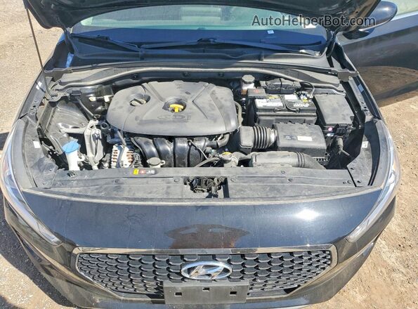 KMHH35LE2JU010047 2018 HYUNDAI ELANTRA Black Սալոնի հետևի տեսք