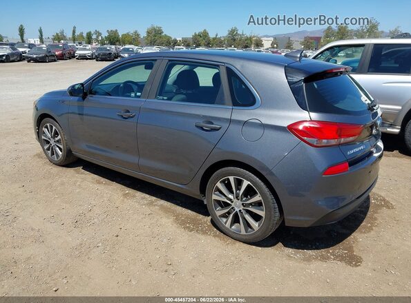 KMHH35LE2JU013448 2018 HYUNDAI ELANTRA GT Gray Rear left
